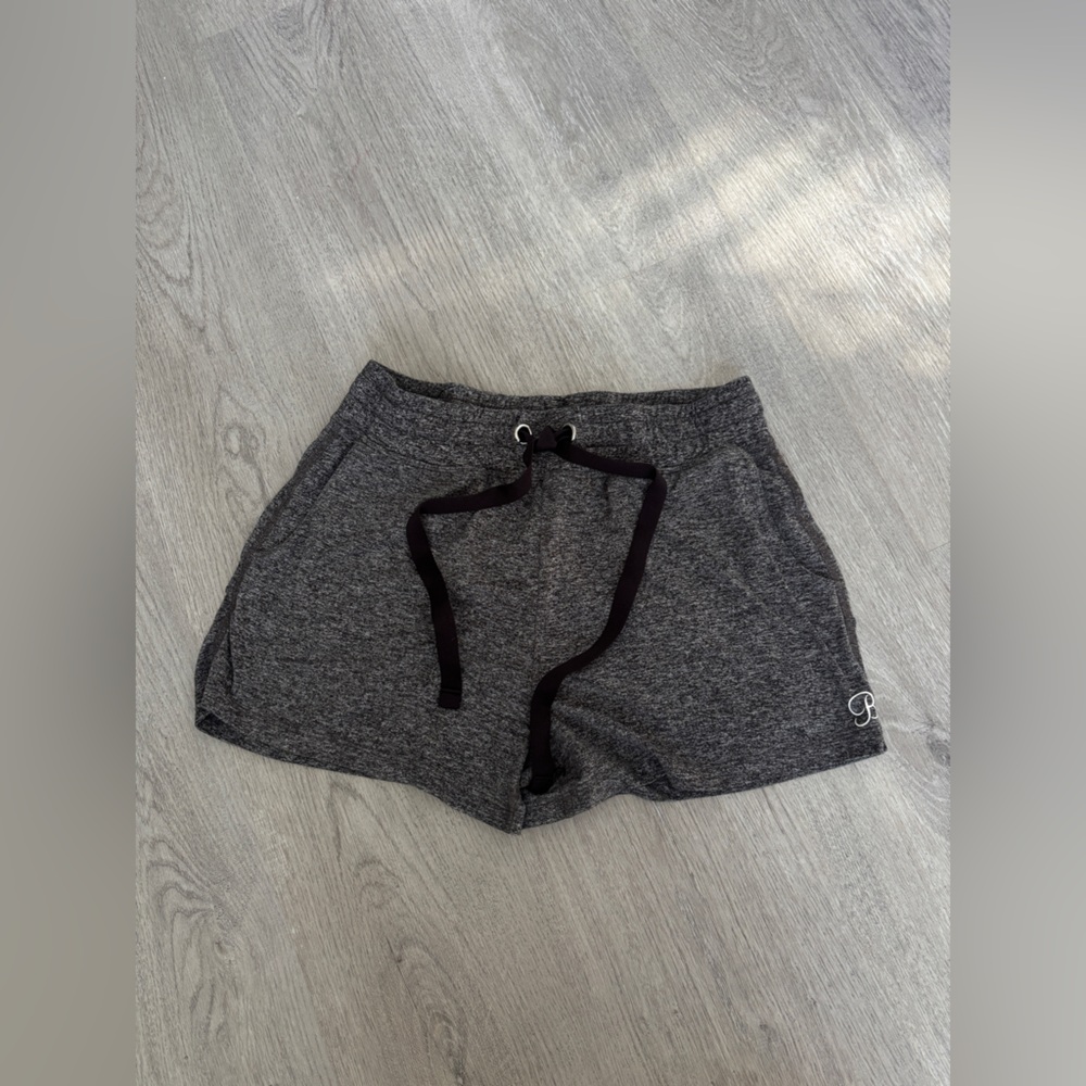 Bombshell Sportswear Charcoal Heather Drawstring Athletic Shorts